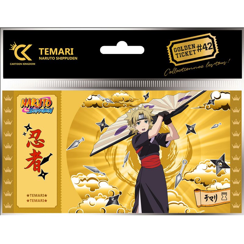 Naruto Shippuden Golden Ticket Temari x5