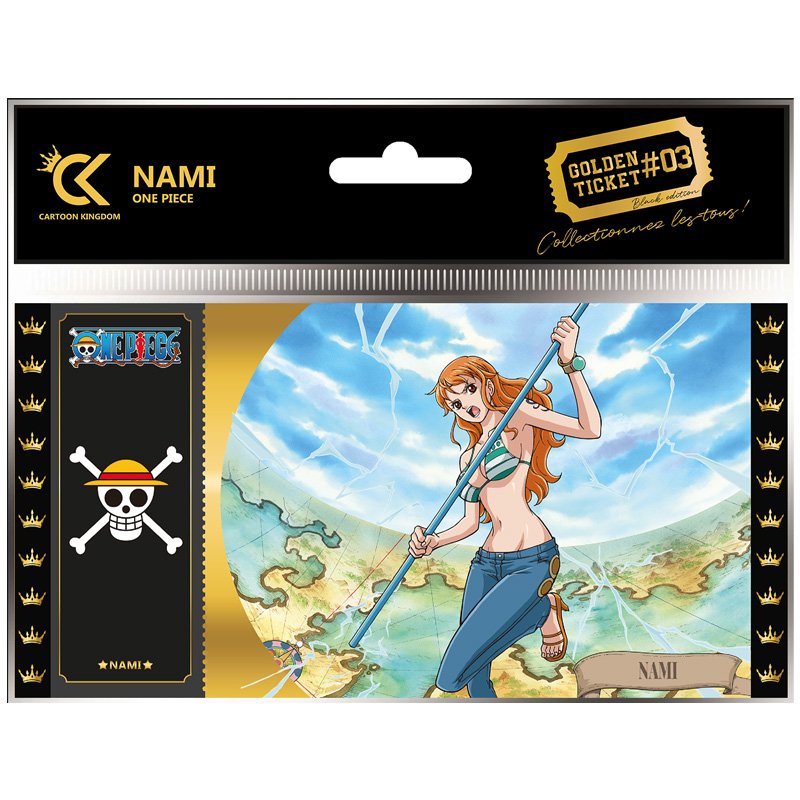One Piece Black Ticket Nami - one-piece - Goodies