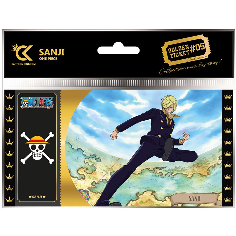One Piece Black Ticket Sanji X10