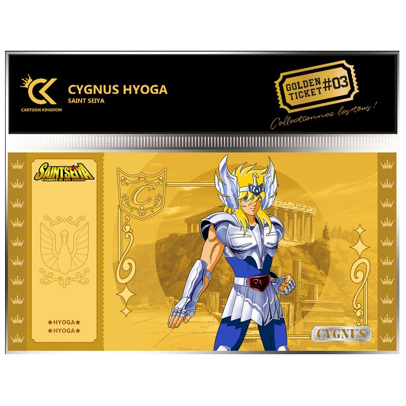 Saint Seiya Chevalier du Zodiaque Golden Ticket Hyoga X5