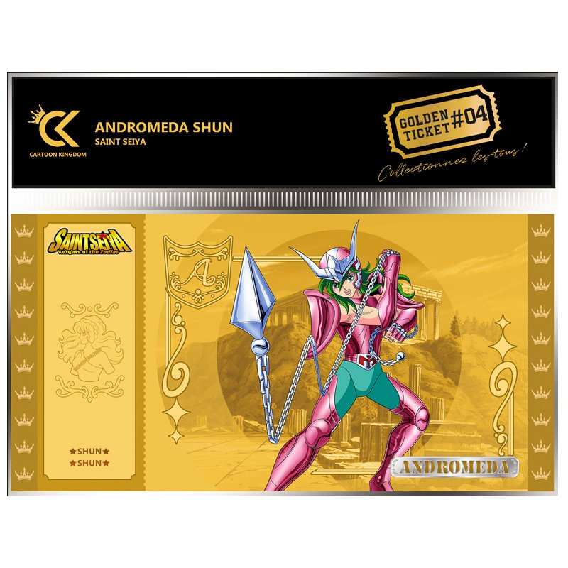 Saint Seiya Chevalier du Zodiaque Golden Ticket Shun X5