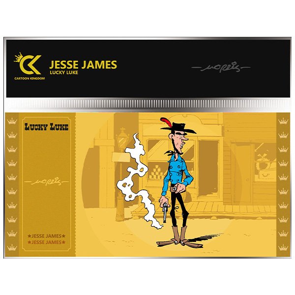 Lucky Luke Golden Ticket Col.2 Jasse James Lot X10