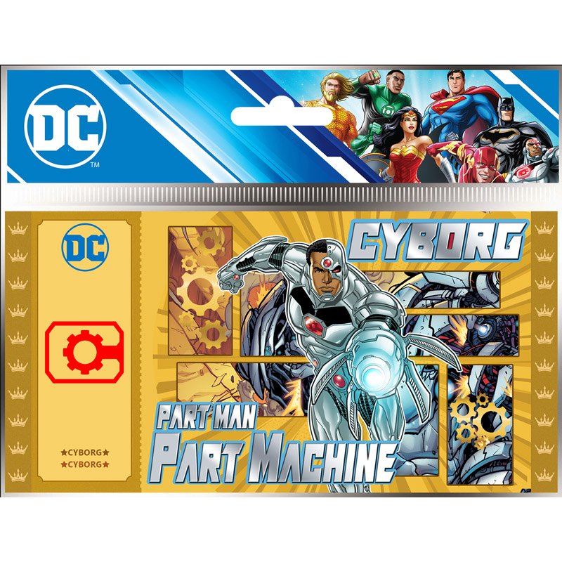 Dc Justice League Golden Ticket Cyborg X5