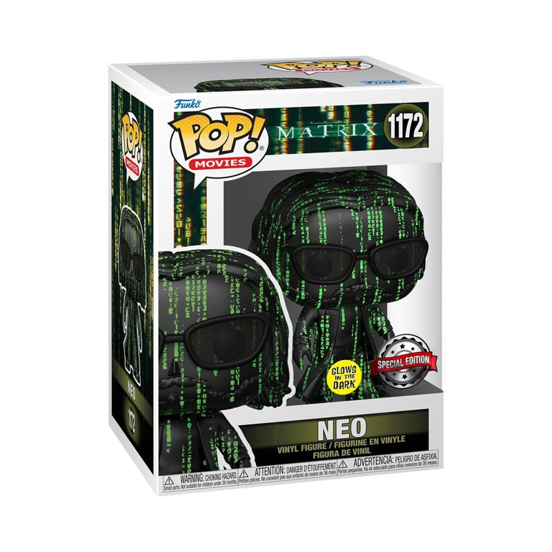 Matrix 4 Pop Neo Coded Glow In The Dark Exclu - Matrix