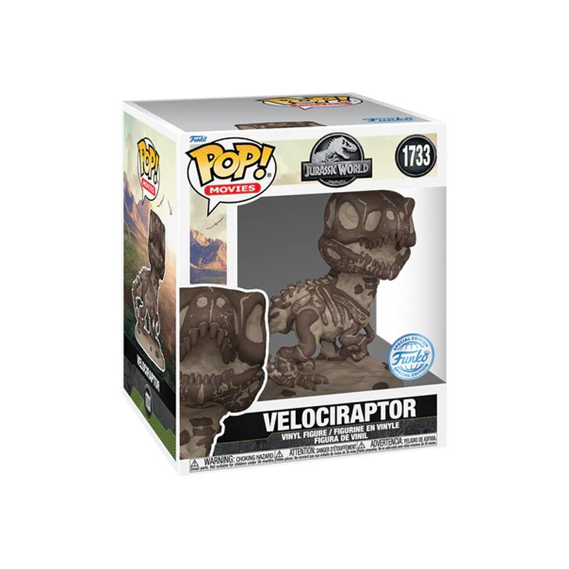 Jurassic Park Pop Super Velociraptor Fossil