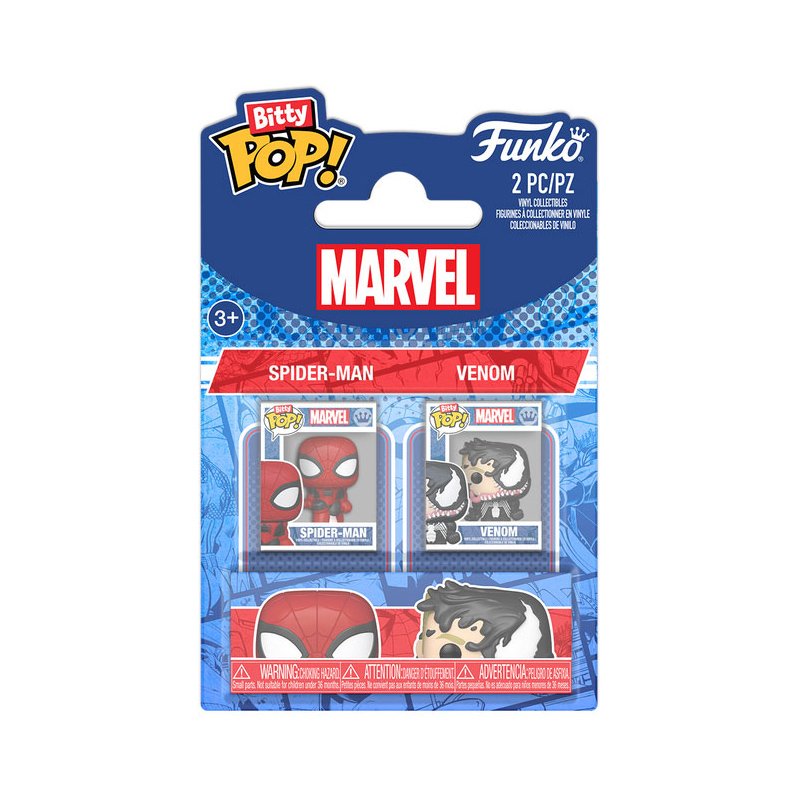 Marvel Bitty Pop 2-Pack Spiderman Spider-Man & Venom