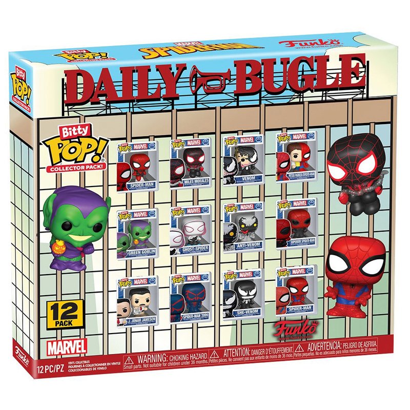 Marvel Bitty Pop Multipack Spider-Man 12pcs