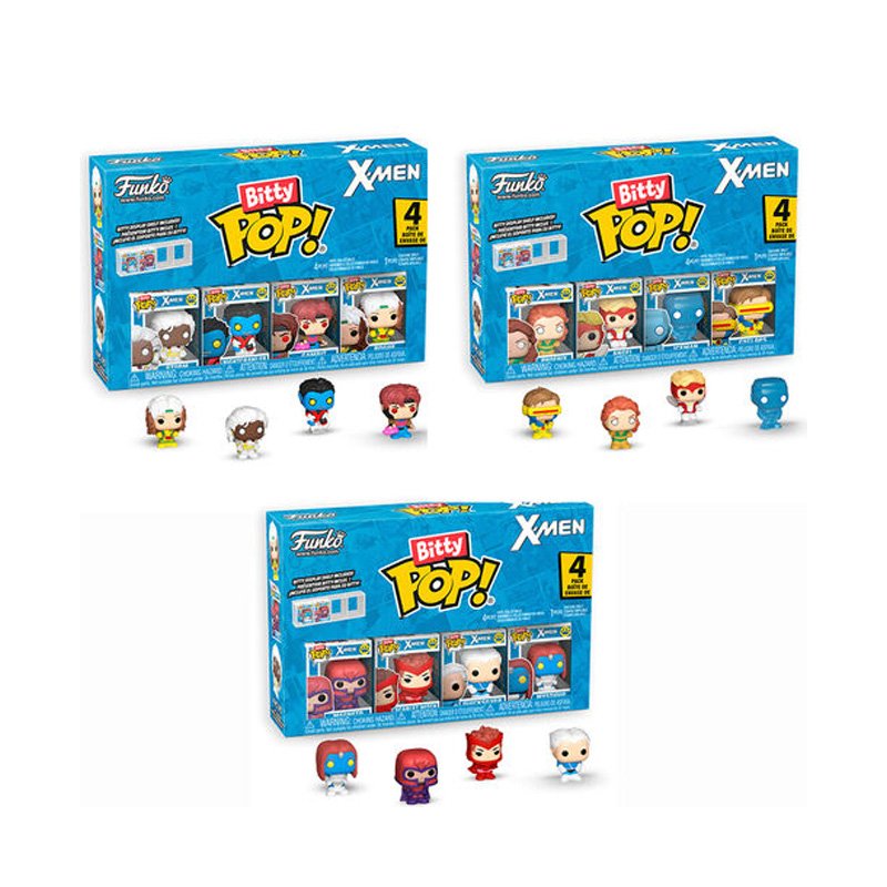 Marvel Bitty Pop X-Men Asst 4-Pack 12Pcs