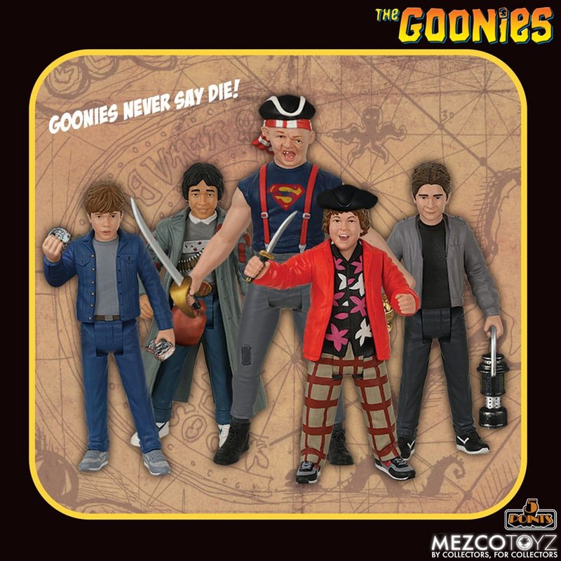 The Goonies 5 Points Pack 5 Fig 9,5cm - Les Goonies