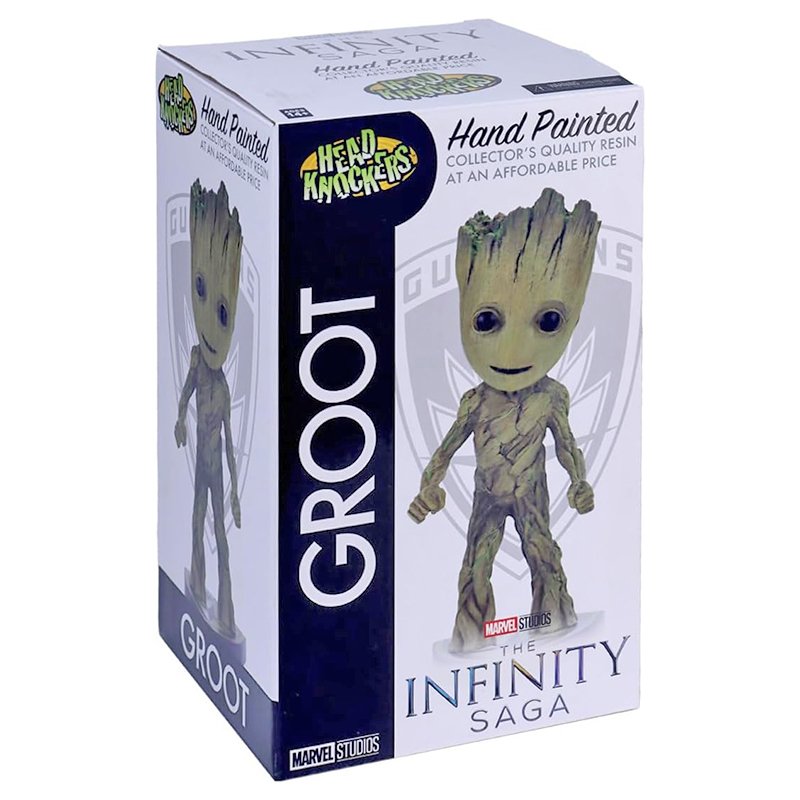 Marvel Headknocker Resine Gardiens De La Galaxie Groot 22cm