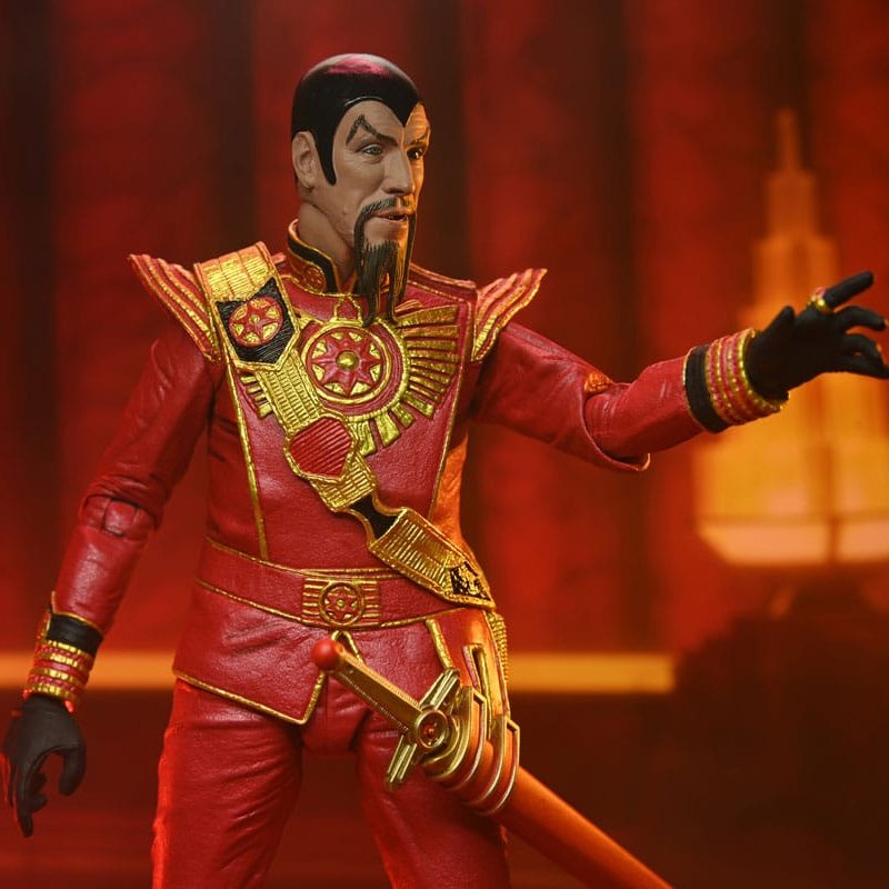 Flash Gordon Ultimate Ming Red Military Outfit 18cm - Flash Gordon