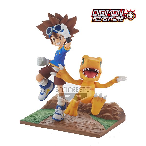 Digimon Adventure Dxf Adventure Archives Taichi & Agumon 15cm -