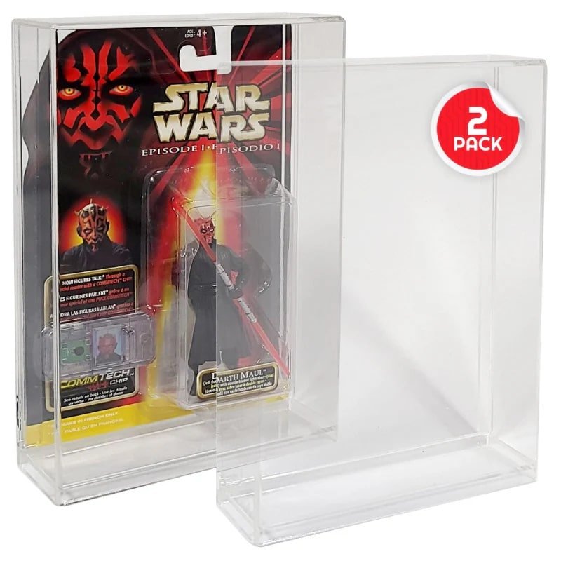 Evoretro Case Acrylique Star Wars Gi-Joe Carded 3,75 Action Figure - Evoretro