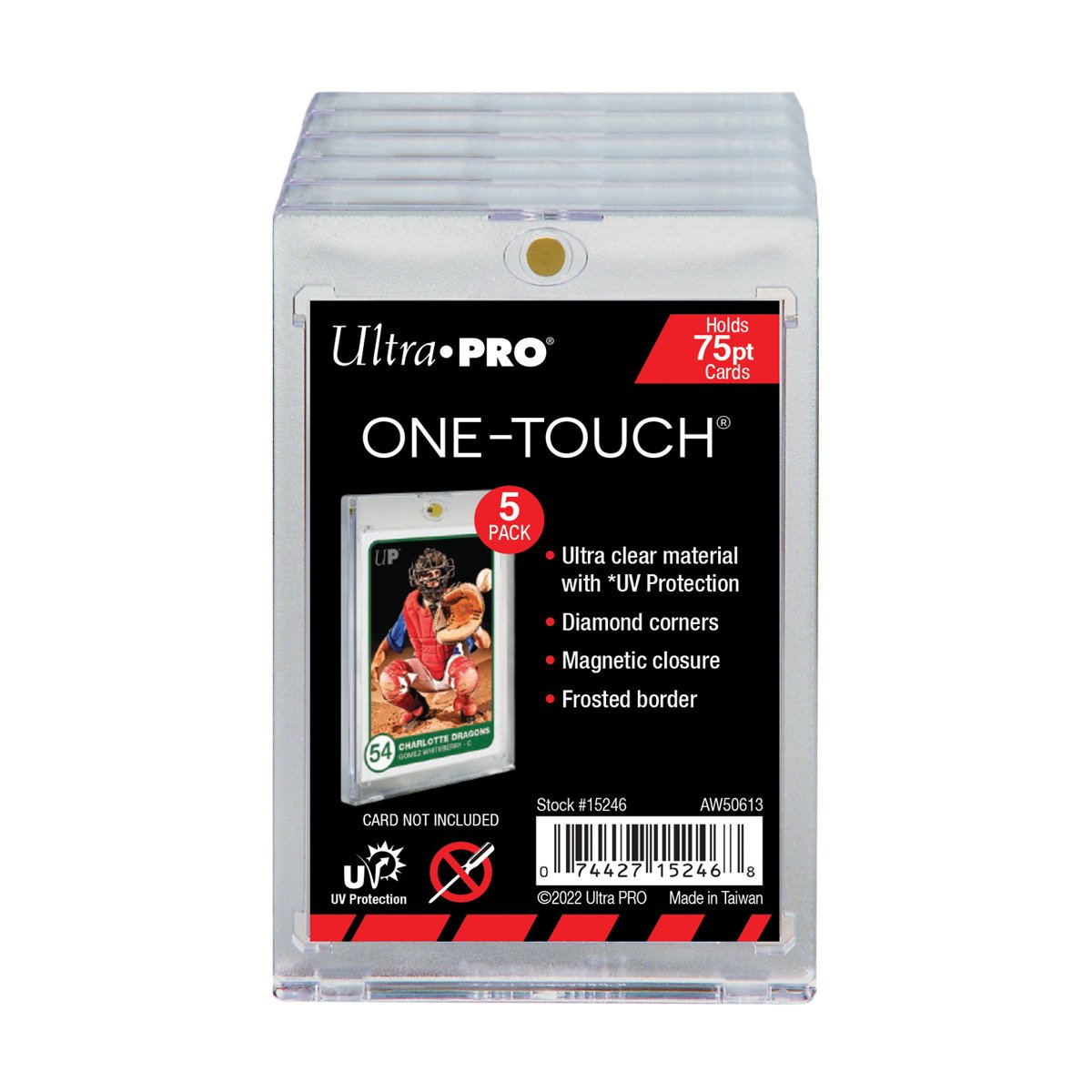 Ultrapro One Touch Protection Magnetique 75PT 5pcs - ultrapro - Rangement