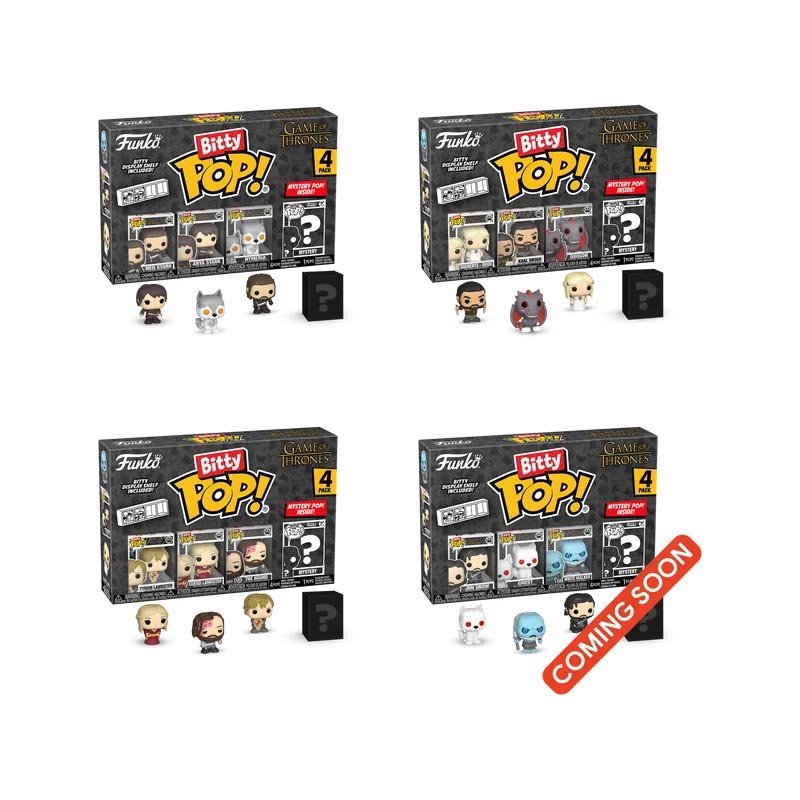 Game Of Thrones Bitty Pop Asst 4-Pack x12pcs - House of the Dragon