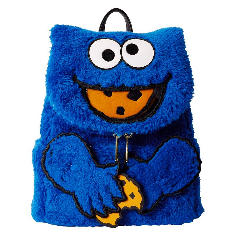 Sesame Street Loungefly Mini Sac A Dos Cookie Monster Plush