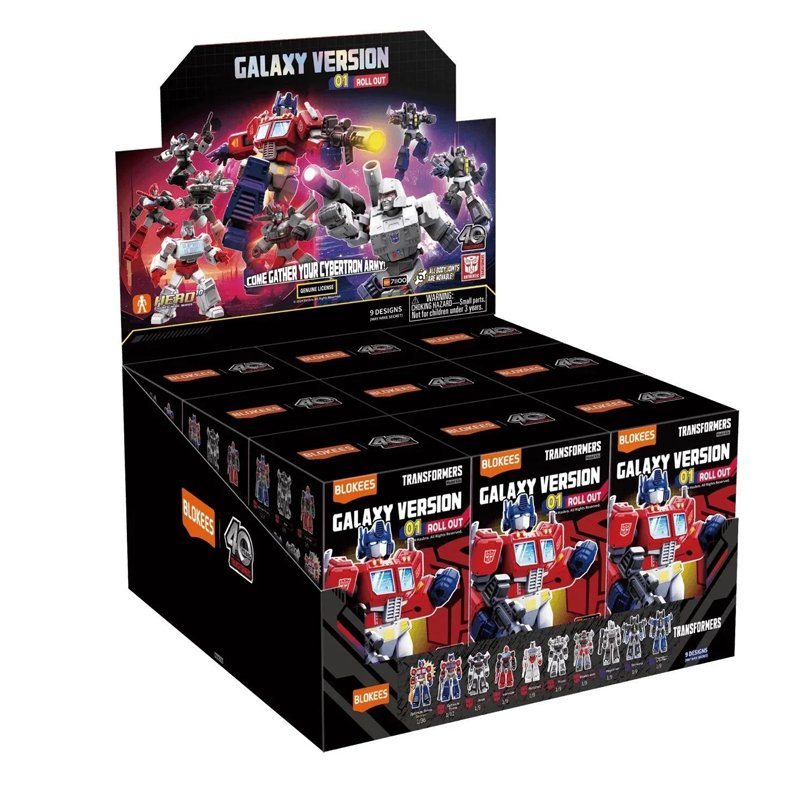 Transformers Blokees Galaxy Version 01 Roll Out Asst 9pcs