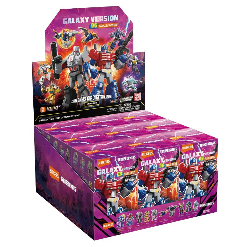Transformers Blokees Galaxy Version 06 Parallel Universe Asst 9pcs