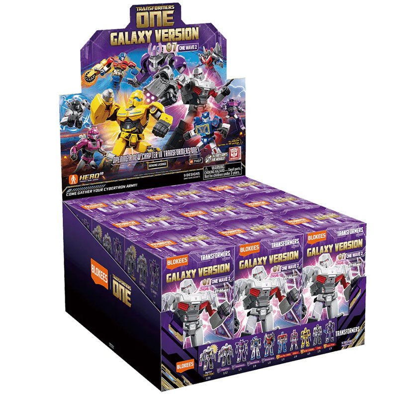Transformers Blokees Galaxy Version 07 One Wave 2 Asst 9pcs