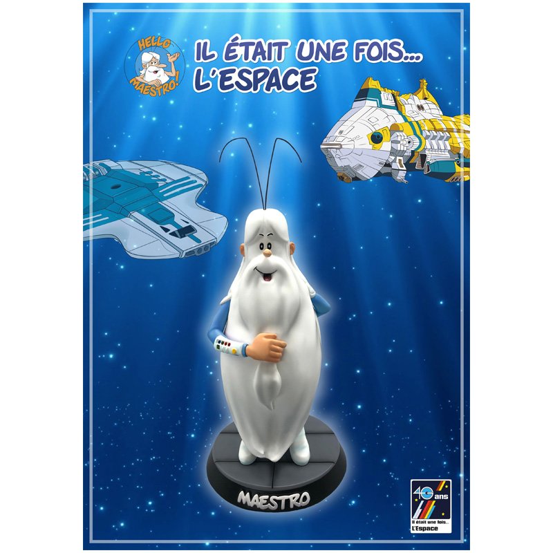 Maestro Statue Resine 29cm Il etait une fois l'espace - Edition Costume Bleu 100Ex - Disney