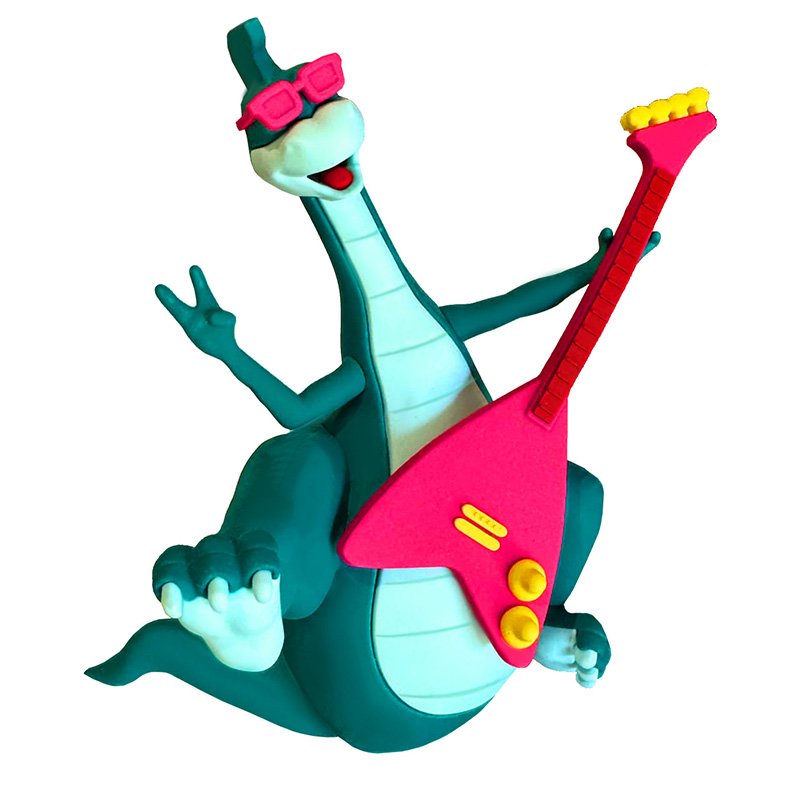 Denver Le Dernier Dinosaure Gomu Gomu 11cm Boite de 4pcs - Denver le Dernier Dinosaure