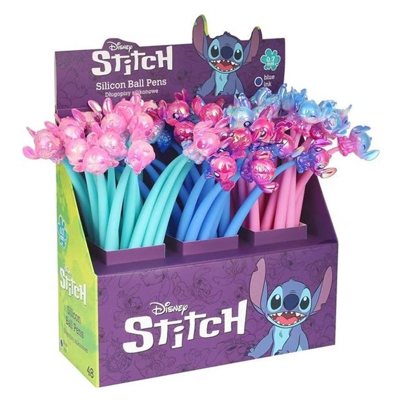 Disney Stylo Flex Silicone Stitch Display 48pcs
