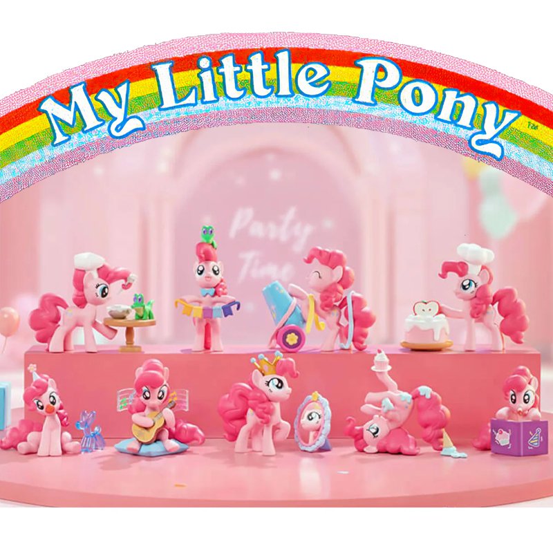 My Little Pony Mystery Box Party Time Moment Series Asst 8pcs - My Little Pony