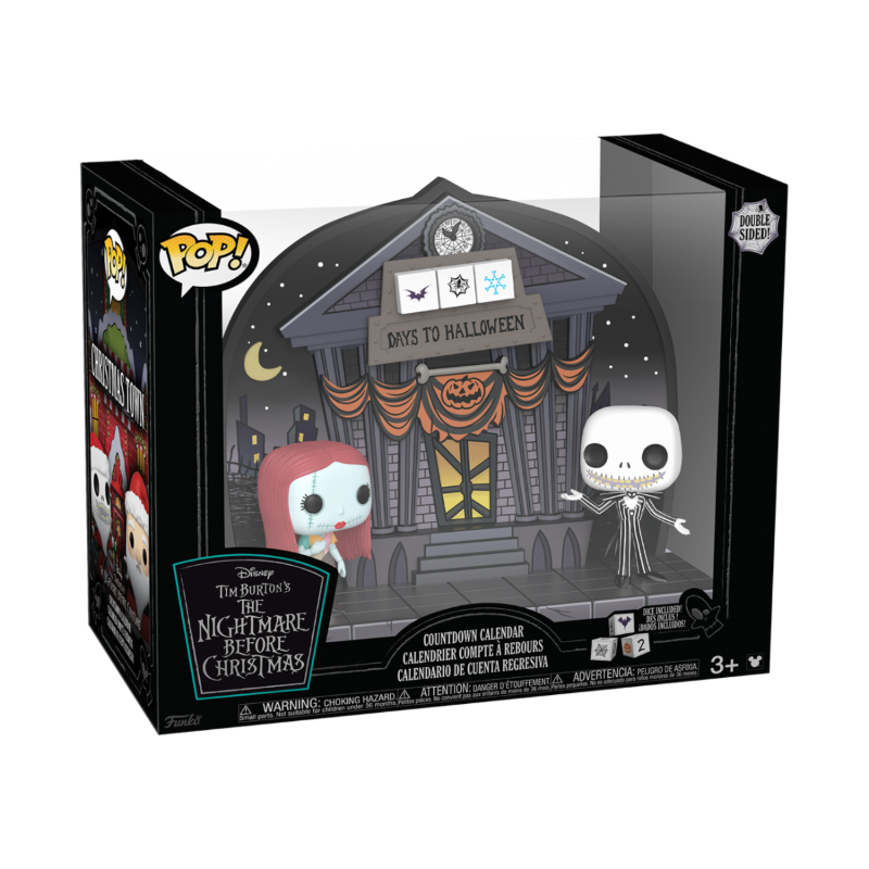 Nbx Nightmare Before Christmas Countdown Calendar Halloween Xmas - fig-figurines-pop