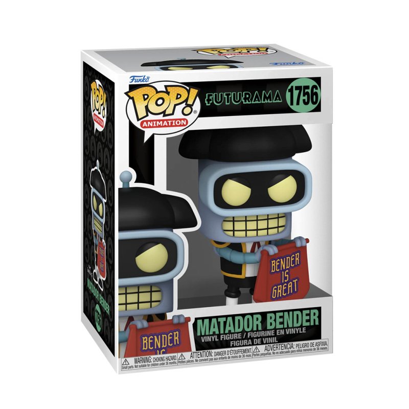 Futurama Pop S4 Bender Matador - Futurama