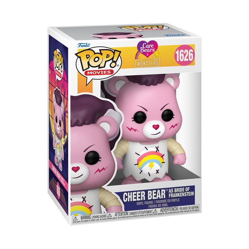Universal Monsters X Bisounours Cheer Bear Bride Of Frankenstein