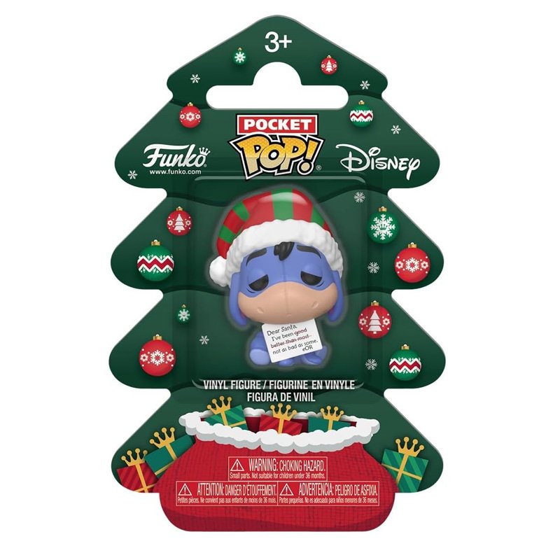 Disney Pocket Pop Holiday Tree Winnie The Pooh Eeyore Bourriquet