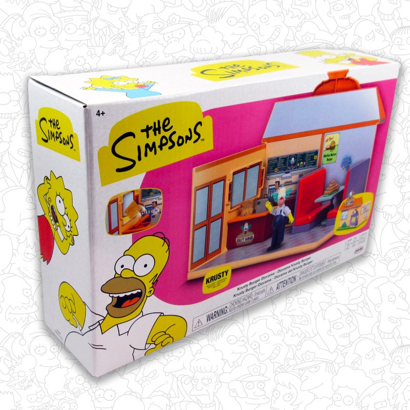 The Simpsons Jakks Pacific Playset Krusty Burger 30cm - Simpsons