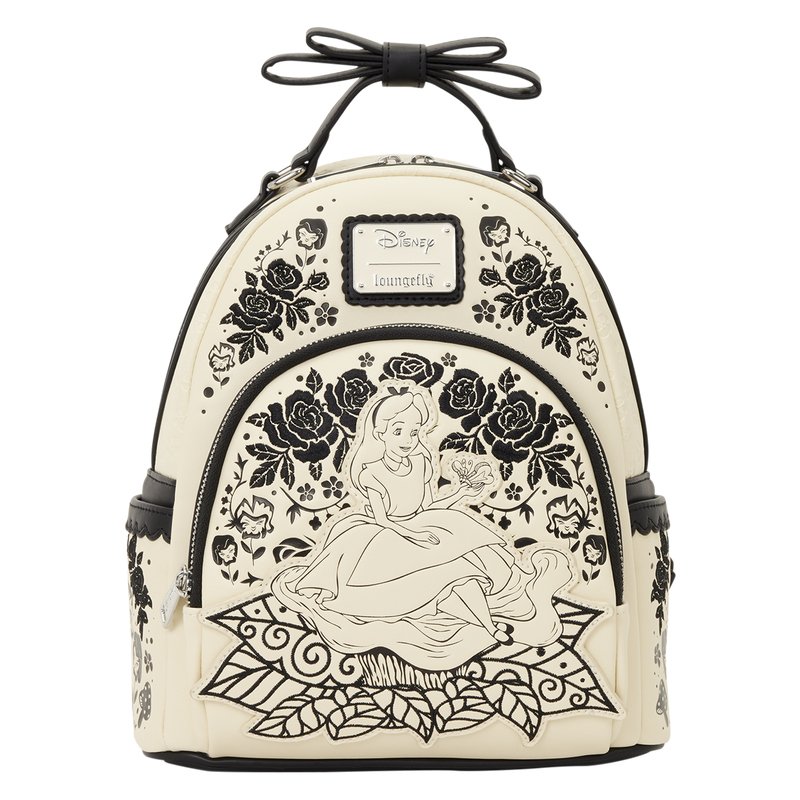 Disney Loungefly Mini Sac A Dos Alice In Wonderland Embroidered Floral
