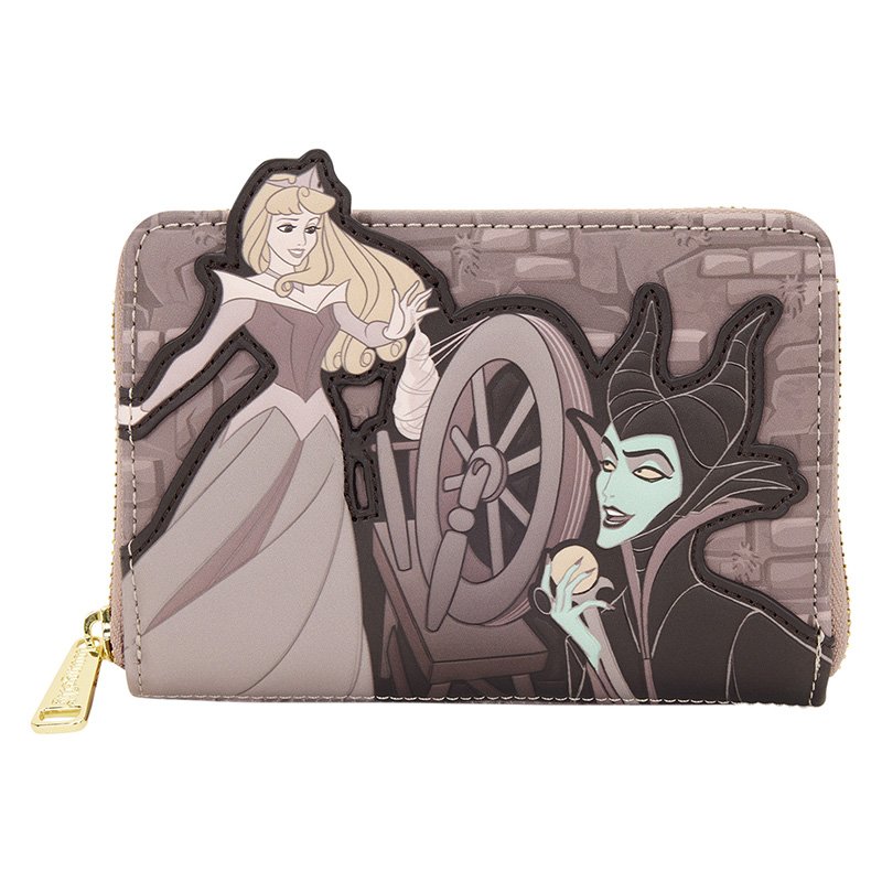Disney Loungefly Portefeuille Sleeping Beauty Spinning Wheel - type-portefeuilles