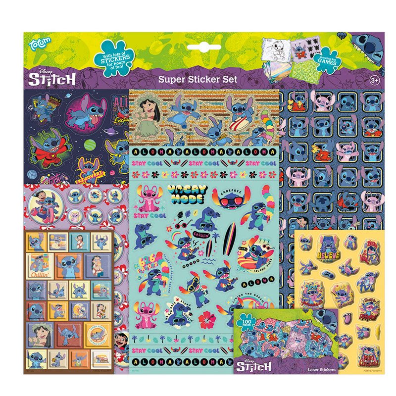 Disney Stickers Stitch Super Set - cat-papeterie-coloriage