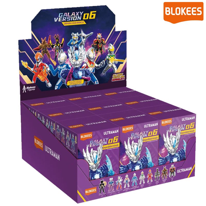 Ultraman Blokees Galaxy Version 06 Unparalleled Miracle asst 9pcs