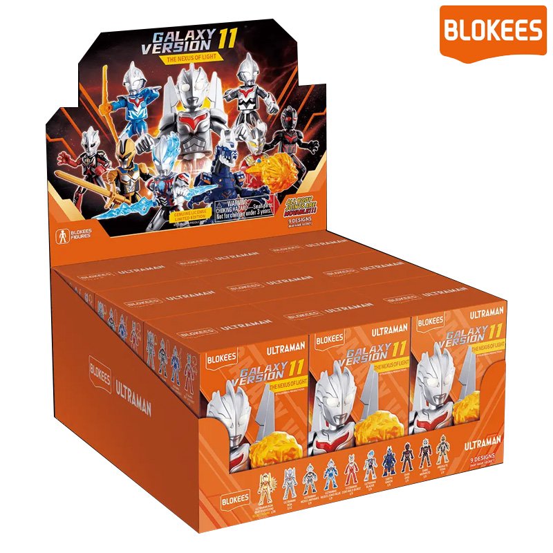 Ultraman Blokees Galaxy Version 11 The Nexus Of Light asst 9pcs - Ultraman