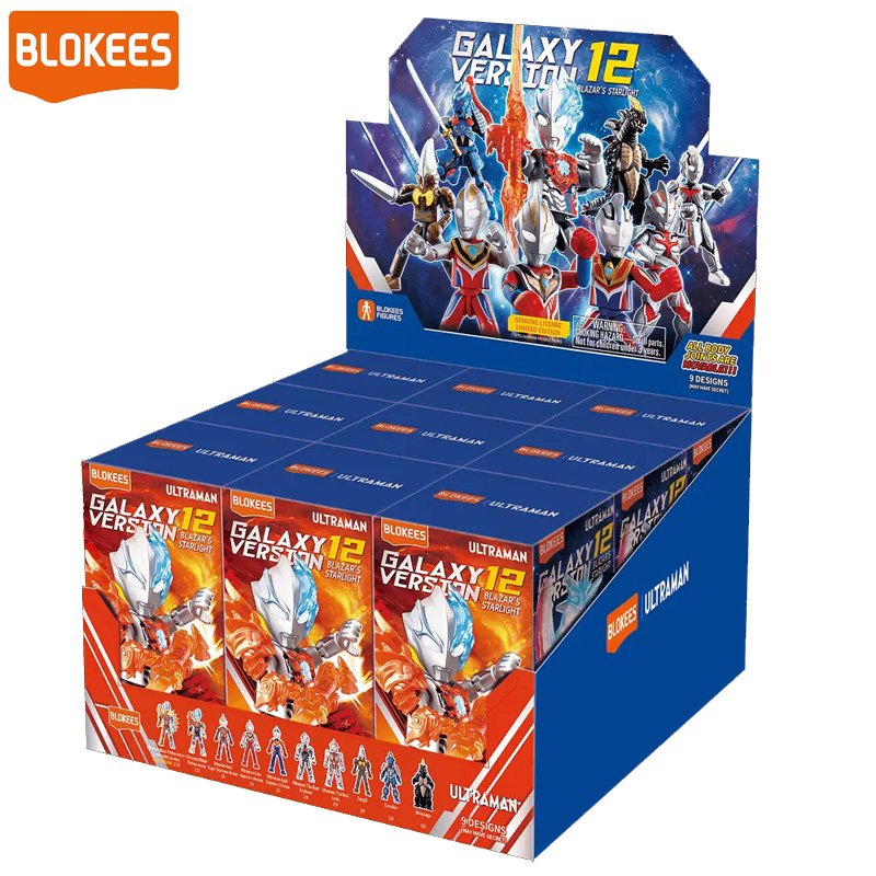 Ultraman Blokees Galaxy Version 12 Blazar S Starlight asst 9pcs - Ultraman