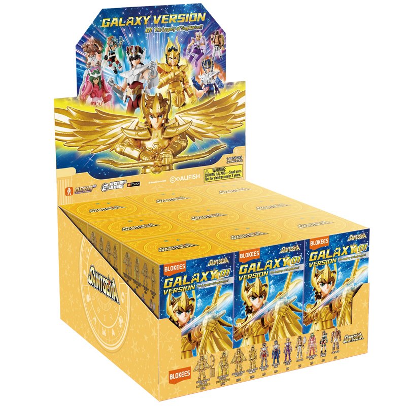 Saint Seiya Blokees Saint Seiya Galaxy Version 01 Asst 9pcs