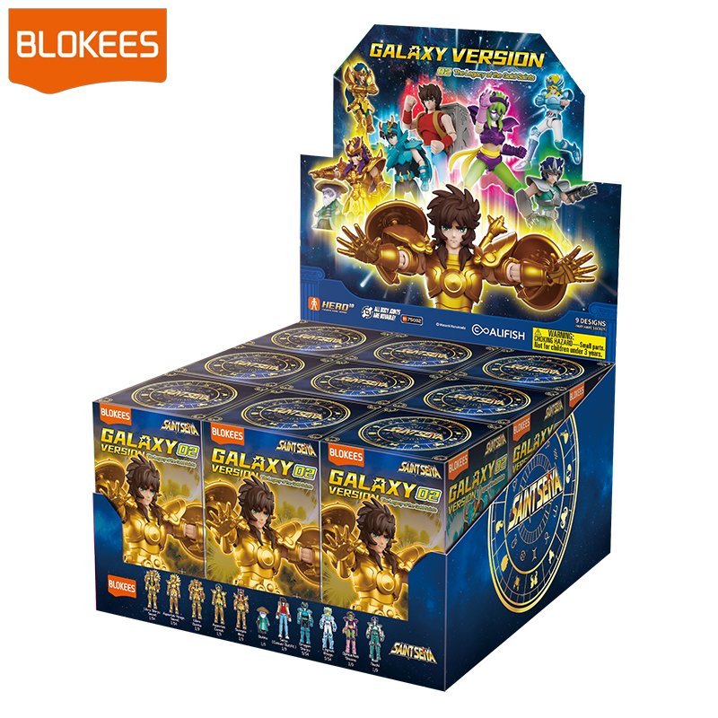 Saint Seiya Blokees Saint Seiya Galaxy Version 02 asst 9pcs