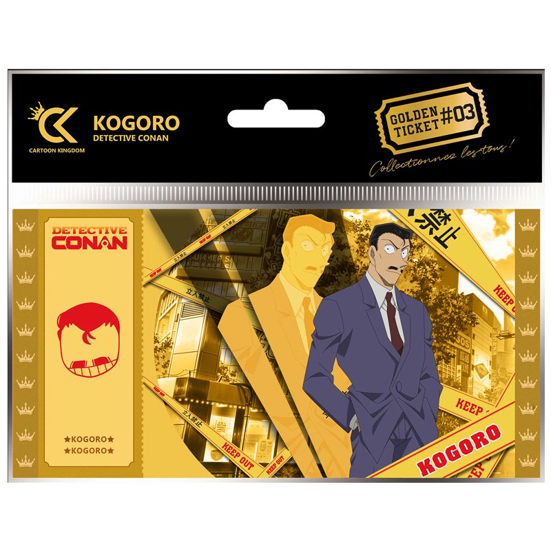 Detective Conan Golden Ticket Kogoro - detective-conan - Goodies