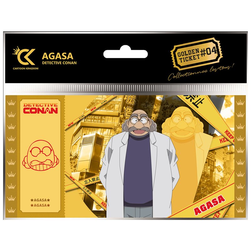 Detective Conan Golden Ticket Agasa - detective-conan - Goodies