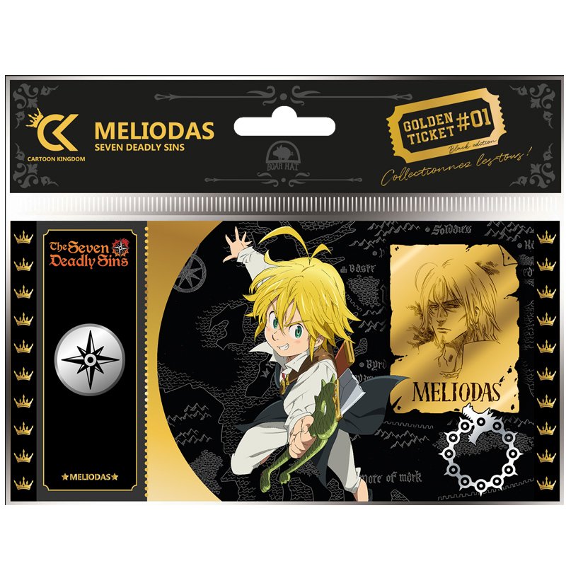 Seven Deadly Sins Black Ticket Meliodas X10