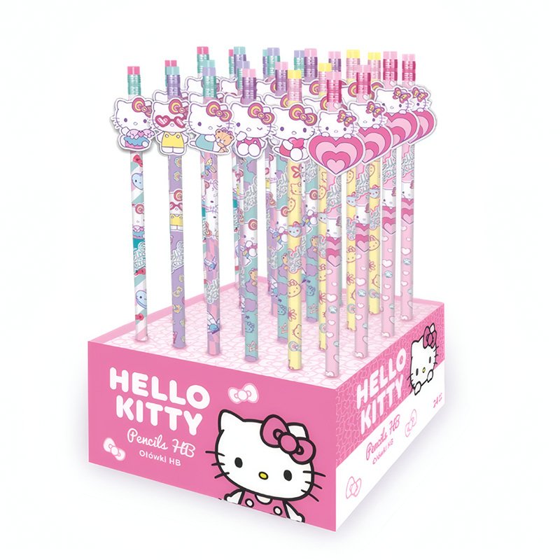 Hello Kitty Crayon A Papier Display 24pcs