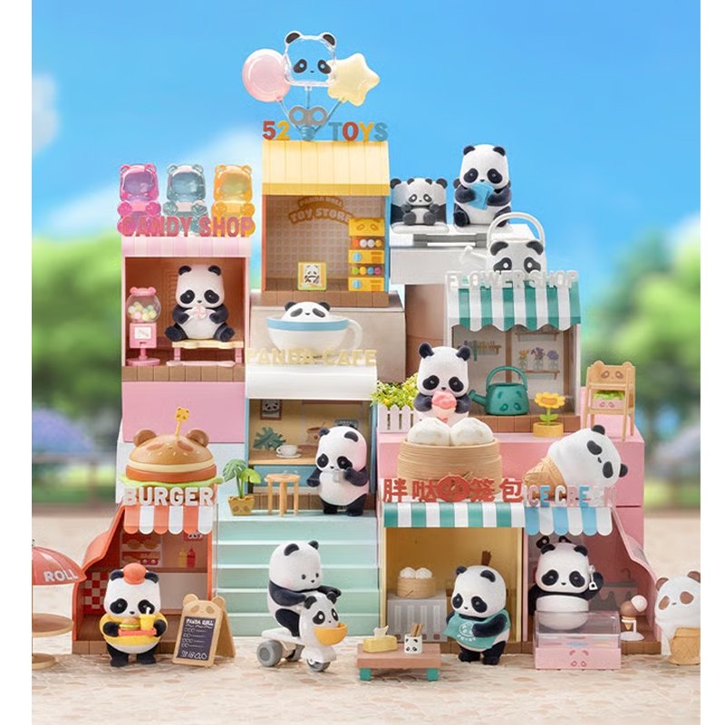Panda Roll 52Toys Shopping Street Boite De 6pcs - pandaroll - Goodies