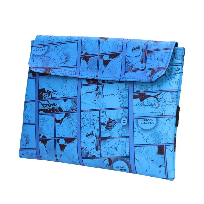 Etui De Protection Manga - Liseuse Megumi & Tsugumi Bleu 24X22X3cm - megumi-tsugumi - Rangement