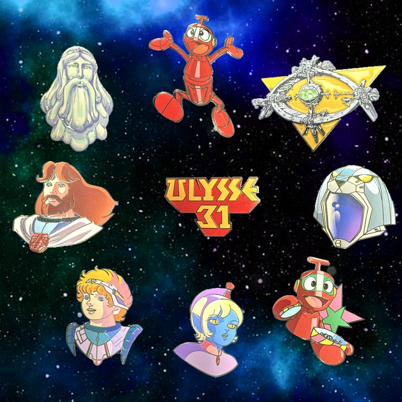 Ulysse 31 Mystery Box Pins 5cm Asst 18pcs - ulysse-31 - Goodies