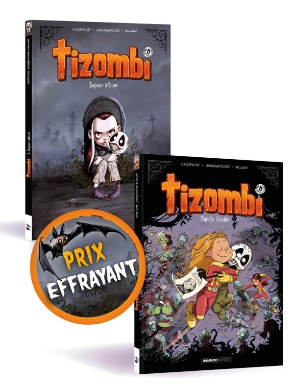 Tizombi - tome 01 et tome 05 - prix effrayant