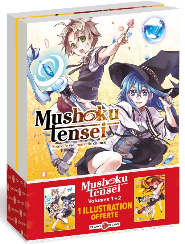 Mushoku Tensei - pack vol. 1 & 2 + Exlibris - Mushoku Tensei - manga-fr