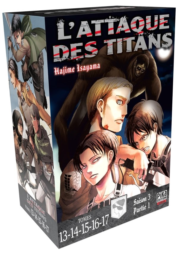 L'Attaque des Titans Coffret T13 à T17 - L'Attaque des Titans - manga-fr